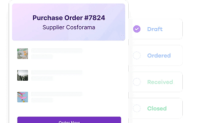 Save time on POs and production tracking